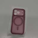 TOCOL for 17 Pro Case, Full Camera Protection, Built-in Magnetic Ring, Compatible with Magsafe Charger, Drop Protection, Translucent Matte Phone Case for 17 Pro 6.3 inch (Plum)