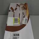 52 Ceiling Fans with Remote Control/Dimmer and Color Reduction with 3 Solid Wood Fan Blades, Ceiling Fan can be Used Indoors and Outdoors for Living Room, Dining Room, Pavilion Yard, Black and Walnut 