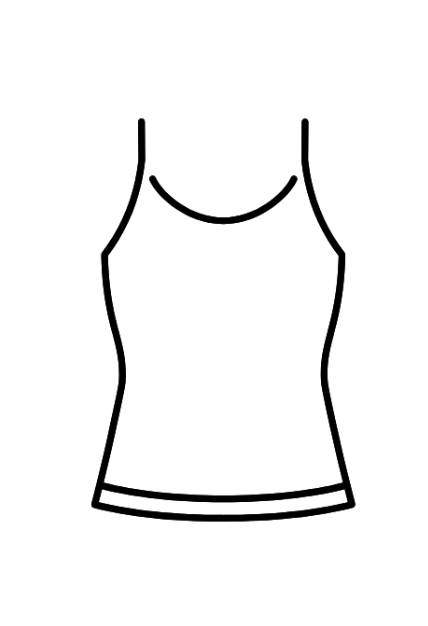 Women’s Black Tank Top – Size L/XL, Soft Stretch Cotton, Casual Sleeveless Shirt