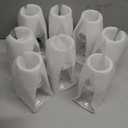 C CREST Glasses Set of 8, 12oz, Lead-free, Clear, Durable Glassware