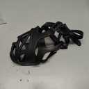 BARKLESS Dog Muzzle, Basket Muzzle for Biting, Chewing and Scavenging, Humane Cage Mouth Cover, Perfect for Grooming and Training Large Aggressive Reactive Dogs (L, Black)