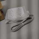 6Ft Surge Protector Power Strip with USB C, HANYCONY Extension Cord with 8 Outlets(2.2 IN) 4 USB Ports(2 USB C), Flat Plug, Wall Mount, 3 Side Outlet Extender for Home Dorm Room Essentials, ETL Listed (White)