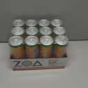 ZOA Zero Sugar Energy Drinks, Mango Splash - Sugar Free with Electrolytes, Healthy Vitamin C, Amino Acids, Essential B-Vitamins, and Caffeine from Green Tea - 12 Fl Oz (12-Pack) (EXP 10/13/26)