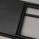 UDEAR 3-Tier Over The Toilet Rack,Bathroom Shelf Space Saver,Corner Stand Storage Organizer Accessories,The Washing Machine,with Hanging Rod,Tower Shelf,Black