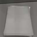 100 Pcs Clear Document Folder Project Pocket for US Letter / A4 Size - Transparent L-Type Plastic Folder