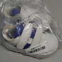 adidas Baby Grand Court 2.0 Shoe (7.5 Toddler, White/Team Royal Blue/Black)