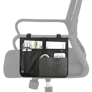Cosmos Armrest Chair Side Organizer Bedside Caddy Organizer Bunk Bed Storage Bag Armchair Wheelchair Hanging Side Pocket Bag for Ipad, Tablet, Phone, Remote Control, Magazines, Books & Water Bottle