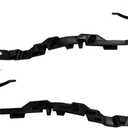 Set of 2 Front Driver and Passenger Side Bumper Cover Retainer Bracket Black Textured Plastic For 2008-2016 Chrysler Town and Country 2011-2020 Dodge Caravan 5113137AA 5113136AA CH1042120 CH1043120