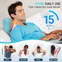 snawowo Neck Massager with Heat,3 in 1 Portable Massager with Cervical Traction &Comfortable StretchingAdjustable Intensity for Neck & Shoulder Relaxation at Home, Office