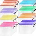 64pcs A4 Mesh Zipper Pouch Bags, Mesh Bags with Zipper Bulk, Pouches for Organization, Clear Storage Bags for Classroom, Travel, Office, Board Game