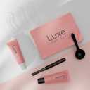 Black Color Set for Lashes and Brows - Temporary Color - Lasts Up To 4 Weeks - Gentle ingredients - Vegan & cruelty-free - For Salon or Home Use - Luxe Cosmetics