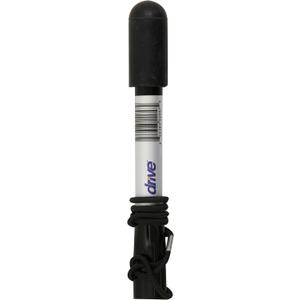 Drive Medical 8" Wheelchair Transport Chair Brake Handle Extensions, Black
