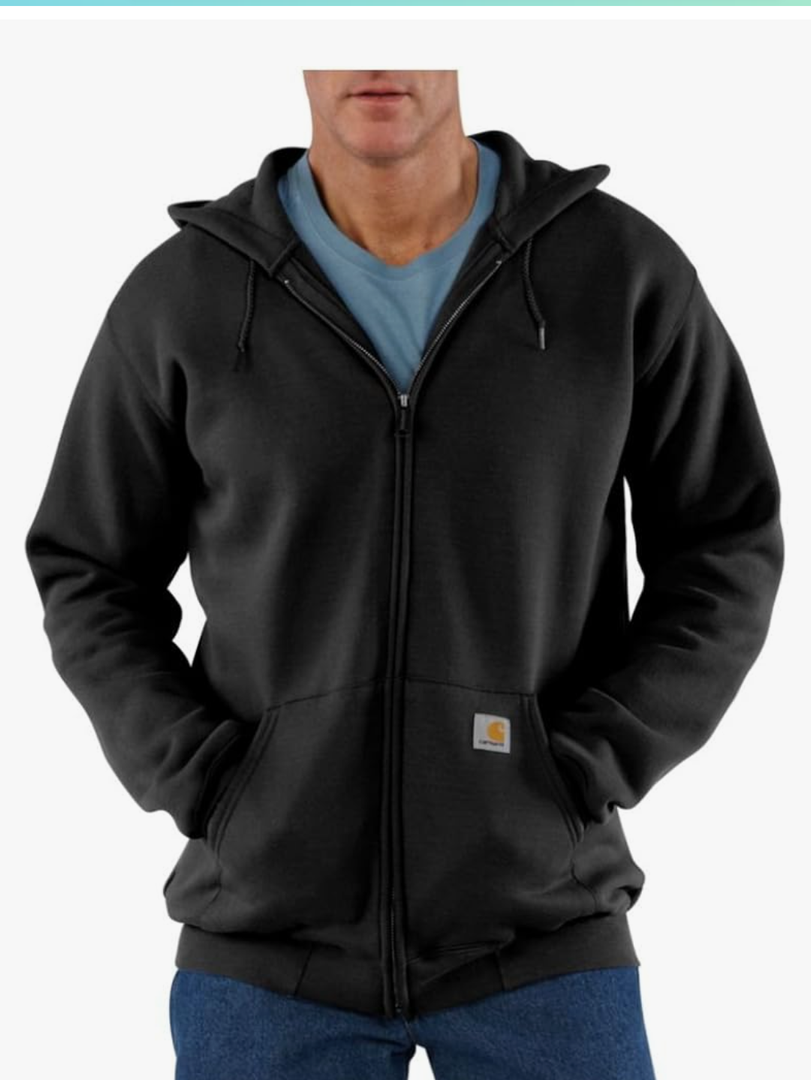 Carhartt Men's Loose Fit Midweight Full-Zip Sweatshirt,  L