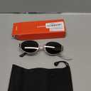 livho 2025 Trendy Oval Sunglasses - Stylish Polarized Shades for Everyday - Retro Metal Frames