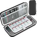 HEYSTOP Carrying Case for Nintendo Switch 2 2025, Portable Switch Travel Bag with More Space, Protective Case Compatible with Nintendo Switch 2 Accessories, black