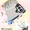 Cute Case for Samsung Galaxy A16 for Women Girls - Funny Wild Floral Design Compatible with Magsafe Magnetic Ring Holder Kickstand Fashion TPU Phone Covers