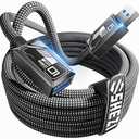 Vexipia USB Extension Cable, USB 3.0 Extension Cable Type A Male to Female USB Extender Cord [5Gbps High-Speed Data Transfer] for Webcam/Camera/Phone/Hub/Mouse/Keyboard/Printer/Hard Drive-10FT, 4 Pack