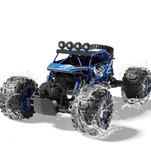 BananMelonBM 1:10 Scale Remote Control Car, 48+ KM/H High Speed Amphibious RC Monster Truck, 4WD Waterproof Off RC Road Car, 2 Batteries 80Mins Play, Toy Gift for Adults Kids Boys Girls