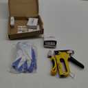Upholstery Staple Gun Heavy Duty, YEAHOME 4-in-1 Stapler Gun with 4000 Staples, Manual Brad Nailer Power Adjustment Stapler Gun for Wood, Crafts, Carpentry, Decoration DIY