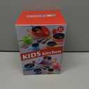 GILOBABY Play Kitchen Accessories, Play Food Sets for Kids Kitchen Playset with Pots and Pans Set, Cooking Utensils, Preschool Learning Education Toys for Toddlers, Birthday Gifts for Girls (Red)