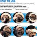 6980 Brake Drum and Rotor Puller Kit/Brake Drum Hub Puller/Brake Rotor Removal Tool for Removing Brake Drums, Rotors, Drive Wheels, Gears, Flywheels and Pulleys