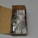 JMEXSUSS 66ft 200 LED White Christmas Lights Indoor Outdoor, Connectable String Twinkle Lights Outdoor Clear Wire Plug in for Bedroom House Fireplace Christmas Tree Decoration