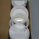 AOZITA 24 PACK, WIDE Mouth Mason Jar Lids for Ball, Kerr and More - White Plastic Storage Caps for Canning Jars - Leak-Proof & Anti-Scratch Resistant Surface