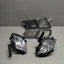 Fog Lights compatible for Kia Forte Sedan 2010 2011 2012 Driver Passenger Replacement Lamps Assembly