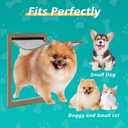 2PACK Medium Dog Door Replacement Flaps with Screws, Compatible with Petsafe Freedom PAC11-11038, Weather-Proof & Warp-Resistant, Dog and Cat Flap, 12 7/8'' 8 1/8''