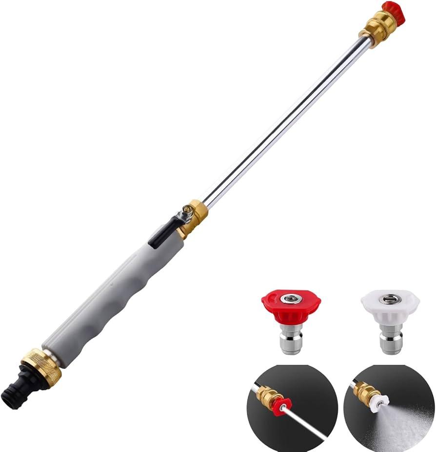 Belkid 2026 Upgraded Jet Nozzle Power Washer for Garden Hose, Includes 2 High-Pressure Nozzles and Quick Connectors | Hydro Jet High Pressure Washer Tools