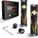 CNC Bike Handlebar Grips, MTB Silicone Grips, Gel Grips for Mountain Bike/ BMX/ Bicycle