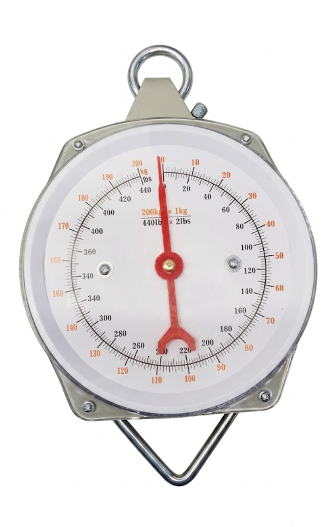 Hanging Scale, 440lbs / 200kg Capacity, Dual Unit, Heavy Duty Ha