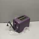 bella 2 Slice Toaster, 6 Setting Shade Control w Reheat, Cancel, Bagel & Defrost Buttons, Removable Crumb Tray, Anti Jam & Auto Shutoff, Auto Centering Guides & Cord Wrap, 900 Watt, Plum