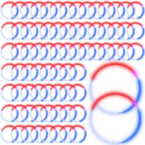 Lewtemi 100 Pcs 22'' Christmas Glow Necklaces Bulk Red White Green Necklaces with 100 Connectors Xmas Accessories Glow in The Dark Party Favors for Kids Adults