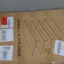 Wire Shelf Covers, 24"W x 12"D PVC Wire Rack Cover for Wire Shelving (5Pcs)