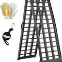 10ft Motorcycle Ramp 1500LBS Capacity, 120"x17.7" Black Truck Ramps, Loading Ramps for Pick Up Motorcycle, ATV, UTV, Dirt Bike, Lawn Mower, Golf Cart, Garden Tractor