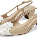 Anne Klein Women's Penelope, 11, Natural Raffia