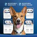 Citronella Dog Bark Collar, Dog Bark Collar for Large Medium Small Dogs, Bark Collar with Adjustable Spray & Sensitivity, Rechargeable Anti-Bark Collar for Dogs with Safe, 2 Collar Straps(White)