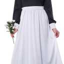 California Costumes Women's Pilgrim Woman Adult (Black,white) Small