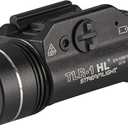 Streamlight 69260 TLR-1 HL 1000-Lumen 20000 Candela Rail-Mounted Tactical Weapon Light with Specific Compatibility Rail Locating Keys, Black (3.4 Inch)