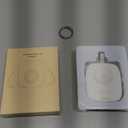 Small Portable Charger 5000mAh,iWatch Wireless Charger Mini Power Bank with Built-in Cable,Travel Keychain Charger for Apple Watch 10/9/Ultra2/8/Ultra/7/6/Se/5/4,iPhone 17/16/15/14/13/12,Android Phone (white)
