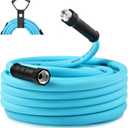 35ft Upgraded RV Water Hose with Storage Straps, 5/8" Drinking Water Hose, Leak Free and Anti-Kink Design, Camper Fresh Water Garden Hose for Truck and Car