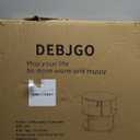 Solid Wood Side Table, End Table,Coffee Table with Wheels, Bedroom Mid Century Modern Nightstands,Easy Assembly(Walnut)