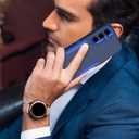 Case for Galaxy S23 Plus Case, for Samsung S23+ 5G SM-S916U with Tempered Glass Screen Protector, Hybrid Dual Layer Shockproof Rugged Protection Cover for Samsung Galaxy S23+ Navy Blue