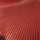 BARTOO 4.9ft x 12" Carbon Fiber Cloth Roll, 2 x 2 Twill Weave 3k/220g High Strength Fabric Carbon Fiber Sheet for Cars Repair, Boats, Structural Reinforcement on Concrete Walls, Basements, Red