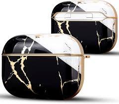 Marble Case Compatible with Airpods Pro 2nd/1st Generation Cases Hard Fashion Skin Case for Airpods Pro (2022/2019) with Keychain - Mix Marble