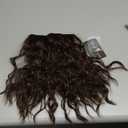 Men Long Curly Wizard Beard with Elastic Band, Old Man Fake Beard Costume for Theater Cosplay, Halloween and Christmas Party (Brown)