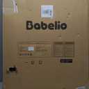 Babelio Removable & No Bottom Bar Baby Gate, 29-43", 36" H Hardware Mounted (Drill Needed)| Wide Walk-Thru| Auto-Close Safety Dog/Pet Gate for Stairs & Doorways (White)
