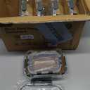 KOMUEE 10 Pack Glass Food Storage Containers, Meal Prep Containers with Lids, Airtight Glass Lunch Boxes, Freezer, Oven, and Microwave Safe