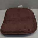 PAGGED Brown Foam Seat Cushions Kitchen Chairs Pads for Dining Chairs Non Slip Office Seat Cushions Washable U Shaped Soft Thick Large Metal Wooden Chair Cushions, 17" x 15"